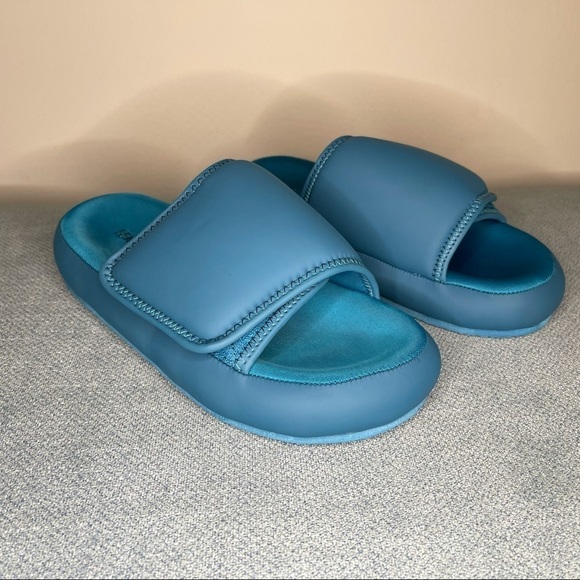 Yeezy Season 7 Neoprene Aqua Slipper Slides Size 38 - Picture 4 of 12
